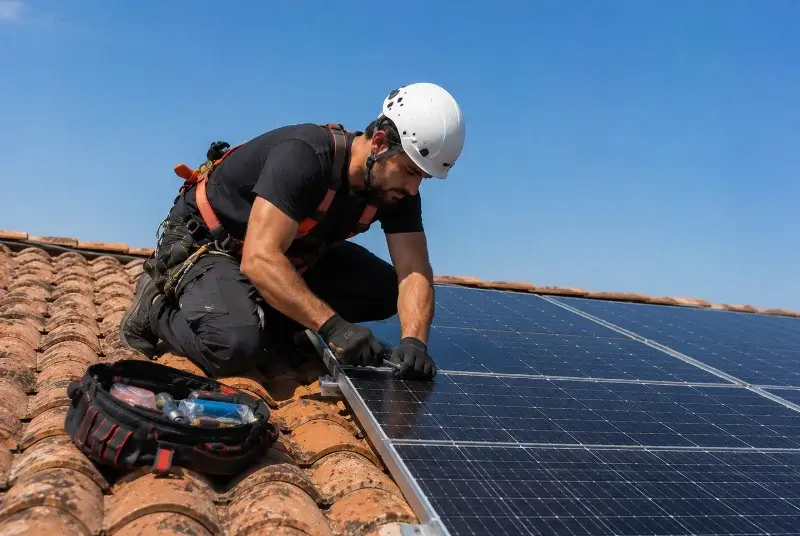Maintenance et monitoring de panneaux solaires à Bizanos