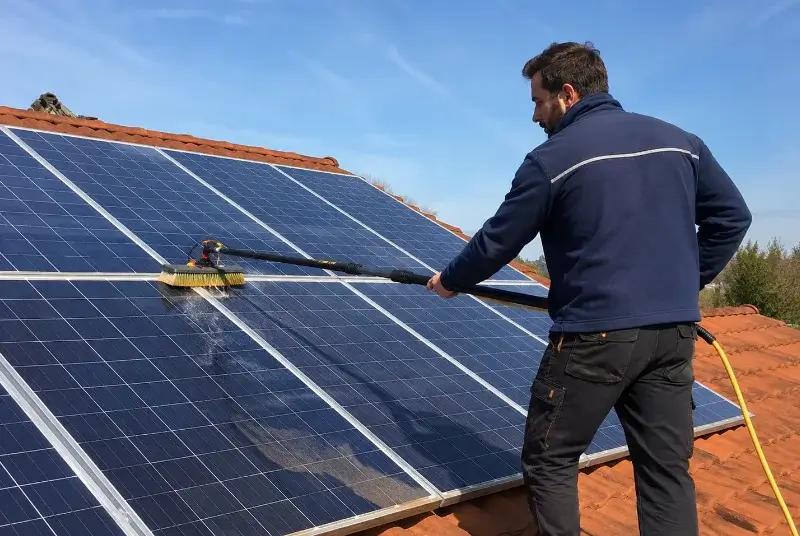 Nettoyage et entretien de panneaux solaires à Bizanos